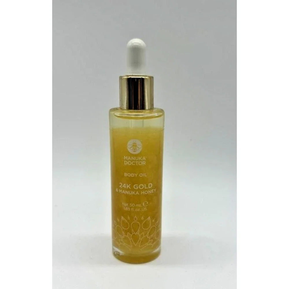 Manuka Doctor Body Oil 24K Gold & Manuka‎ Honey 50mL Skin Moisturizing Serum